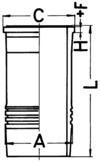 WILMINK GROUP Sylinteriputki WG1021842